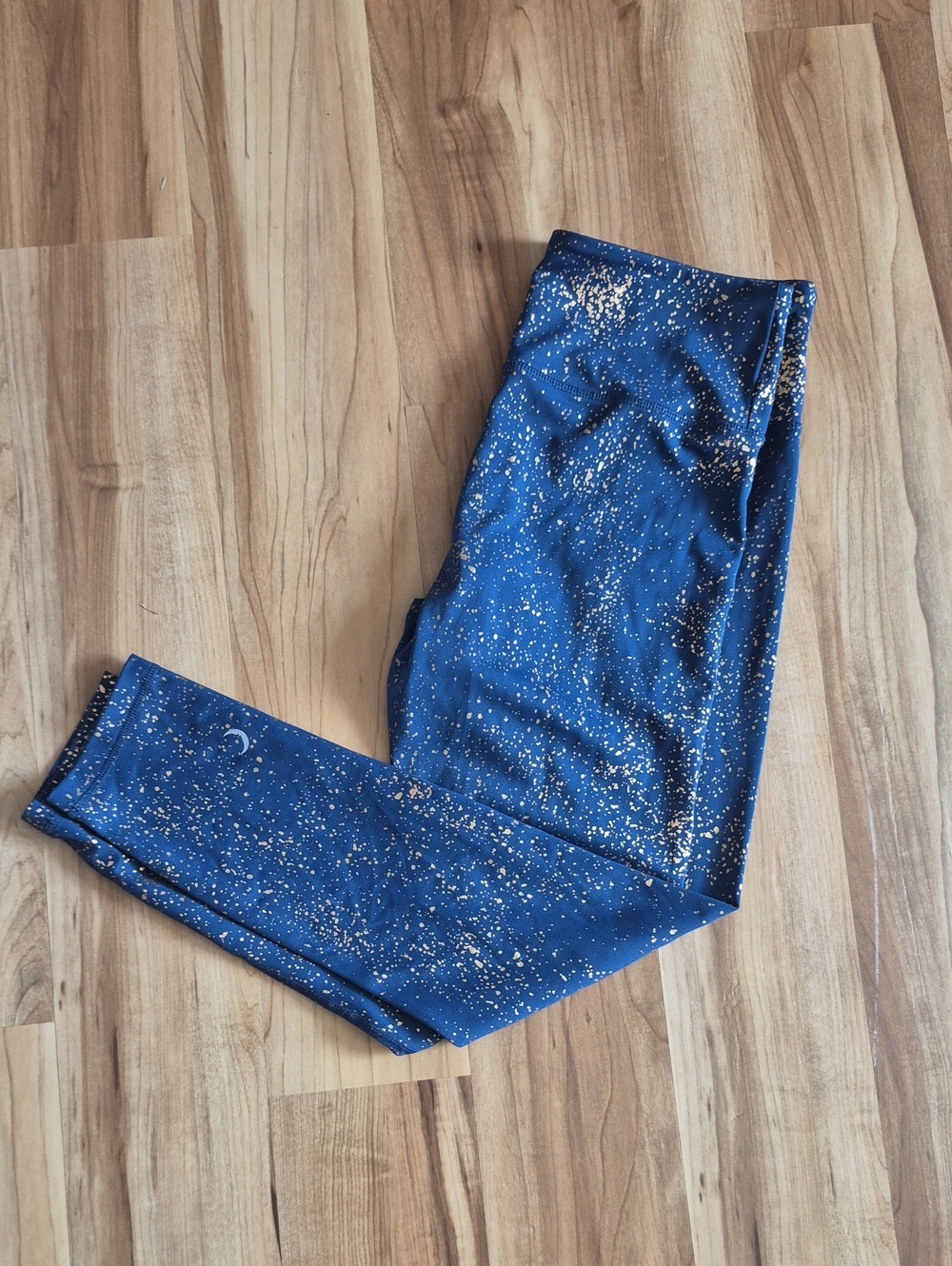 ZYIA Navy Blue Jeggings with Gold Speckle